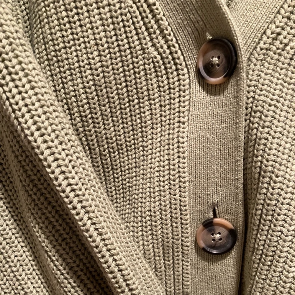 H&M Sage Green Cardigan - size small - NWT - Picture 2 of 3